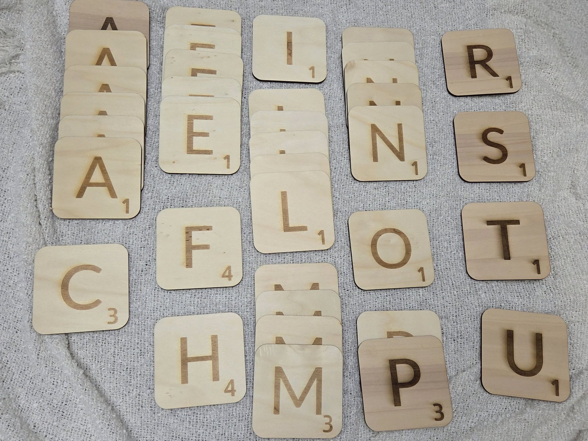 Lettres de scrabble