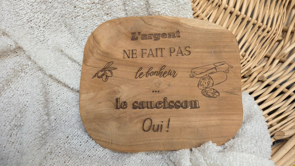 Planche en bois personnalisé