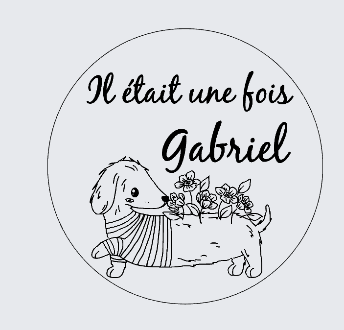 Plaque de naissance - "Il était une fois..."