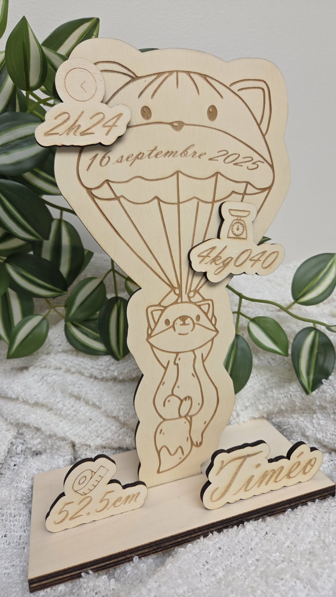 Parachute de bienvenue