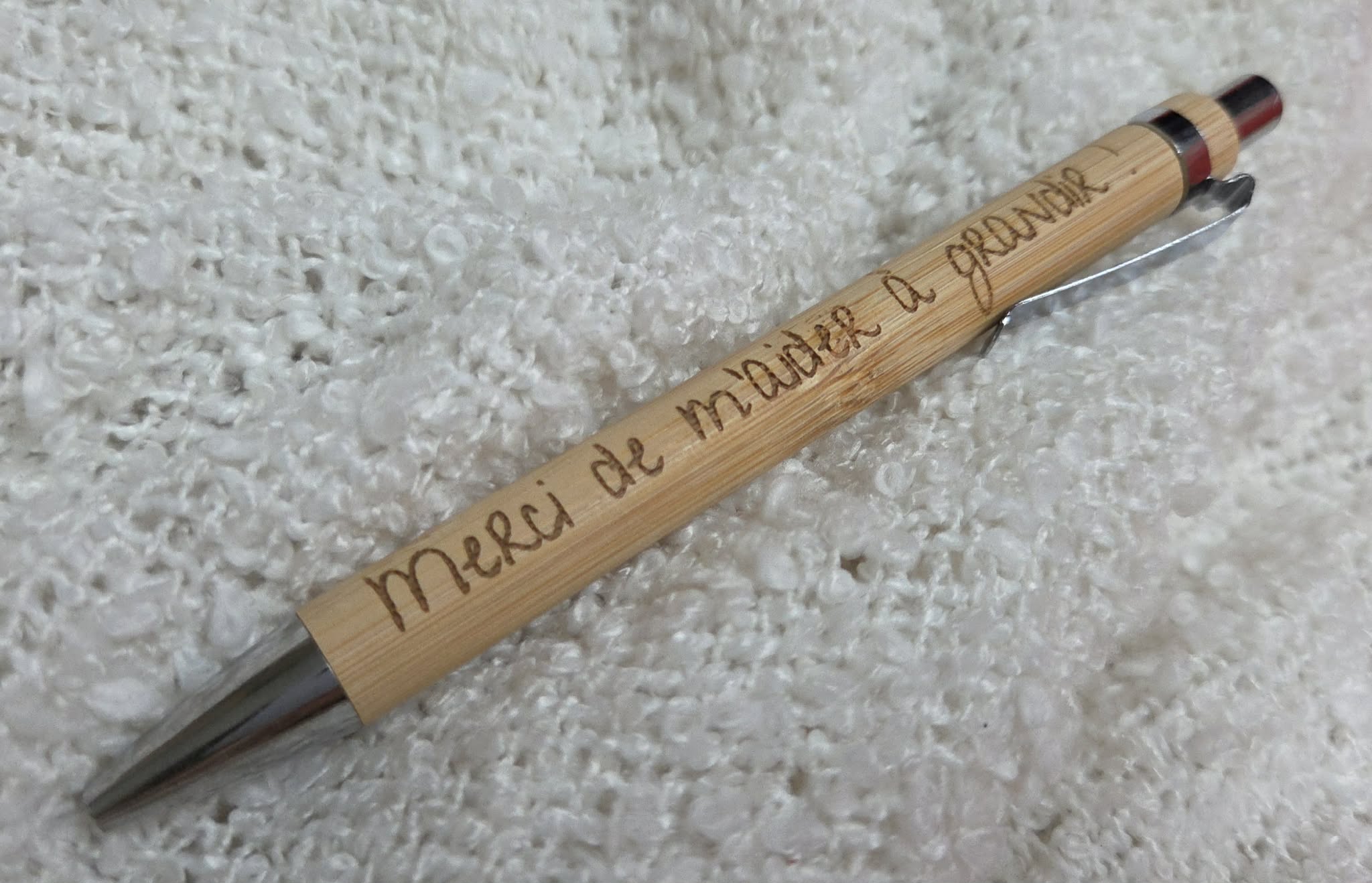 Un merci pour ma madame